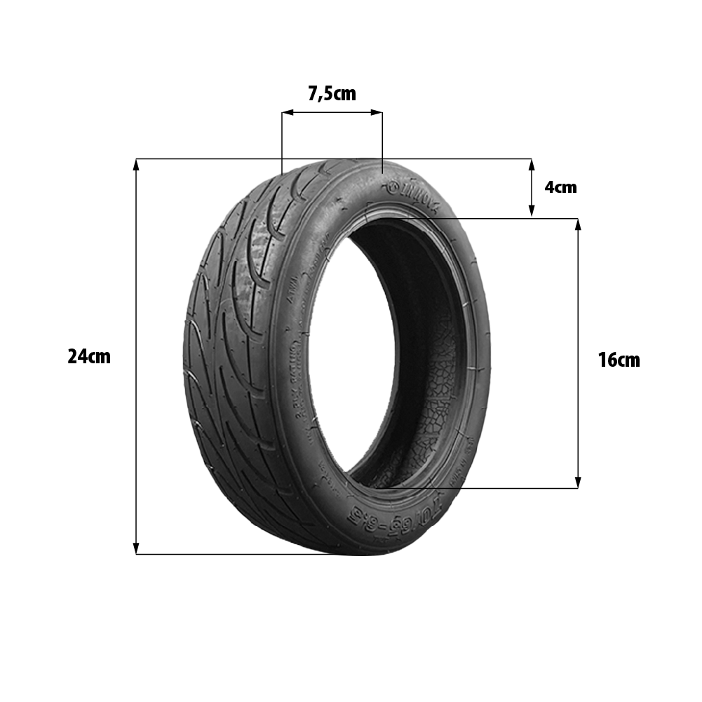 Voltek V6 / Moovway BW10 Reifen 70/65-6.5 (255×70) – Innova Verstärkt, 10 Zoll