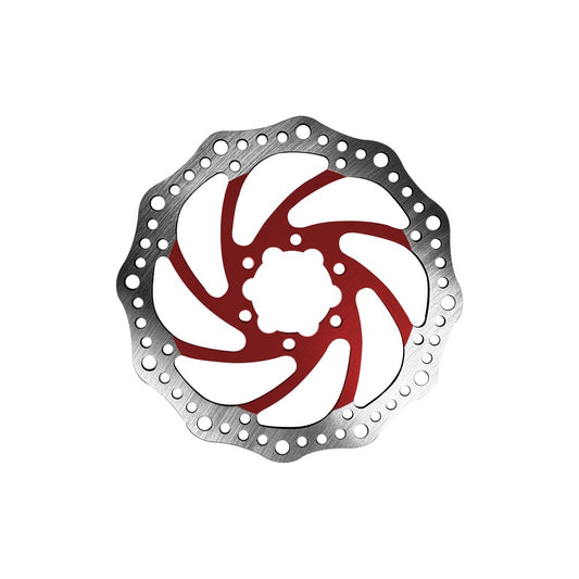 Disque de frein R6 160 mm entraxe 44 mm – 6 trous Trottinette électrique Vélo électrique Rouge