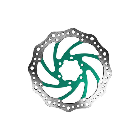 Disque de frein R6 140 mm – 6 trous, cercle de trous 44 mm, vert