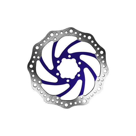 Disque de frein R6 140 mm – 6 trous, entraxe 44 mm, bleu