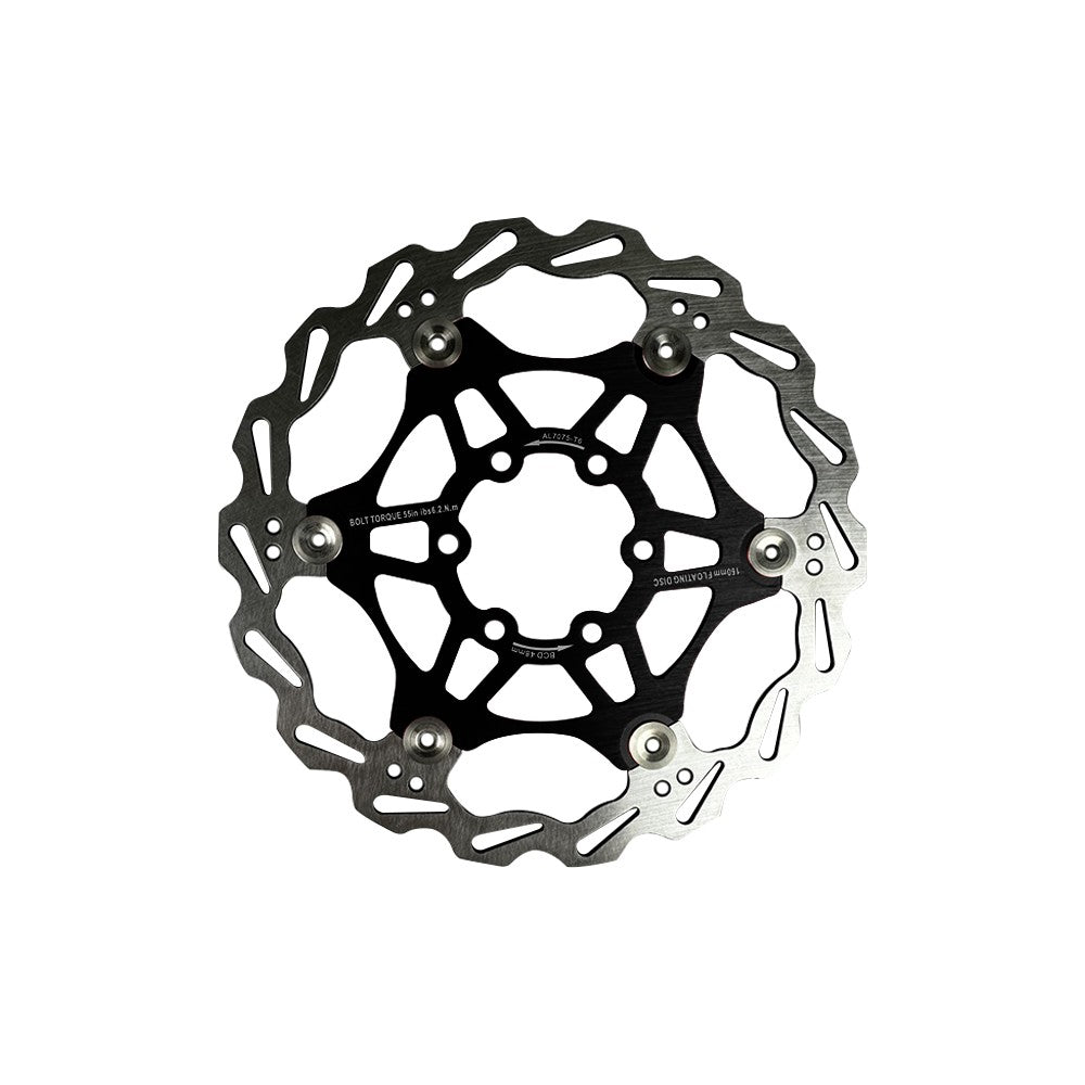 Disque de frein flottant 160 mm entraxe 48 mm – Dualtron Thunder / Ultra Floating Disc Noir