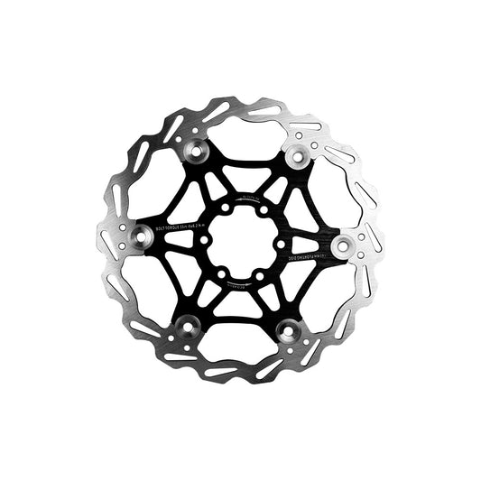 Disque de frein flottant 180 mm entraxe 48 mm – Upgrade Disque Flottant Trottinette Électrique Noir