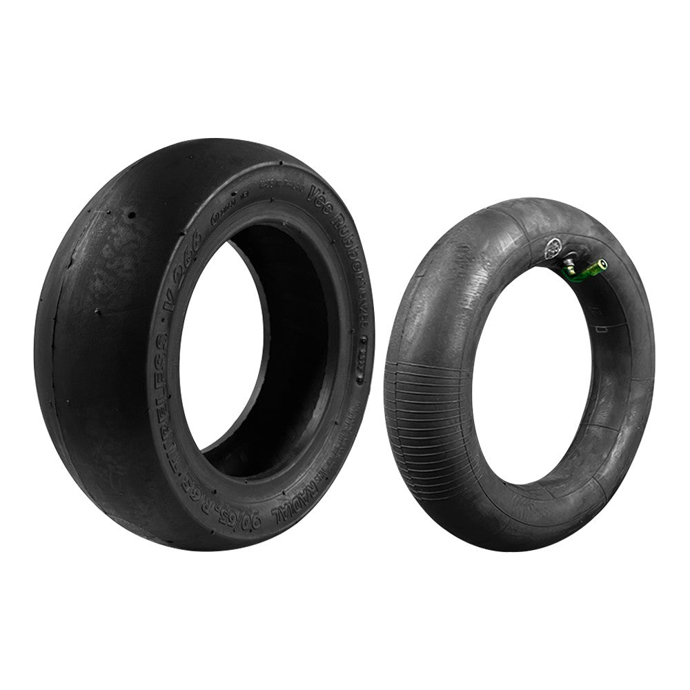 Neumático de E-Scooter 90/65-6.5 Slick – Juego de neumáticos con cámara Vee Rubber, 11 pulgadas