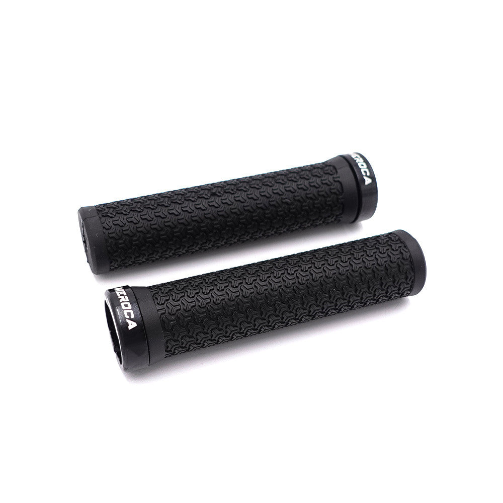 Puños de manillar de silicona negros para patinete eléctrico, bicicleta eléctrica, patinete, draisiana, 1 par