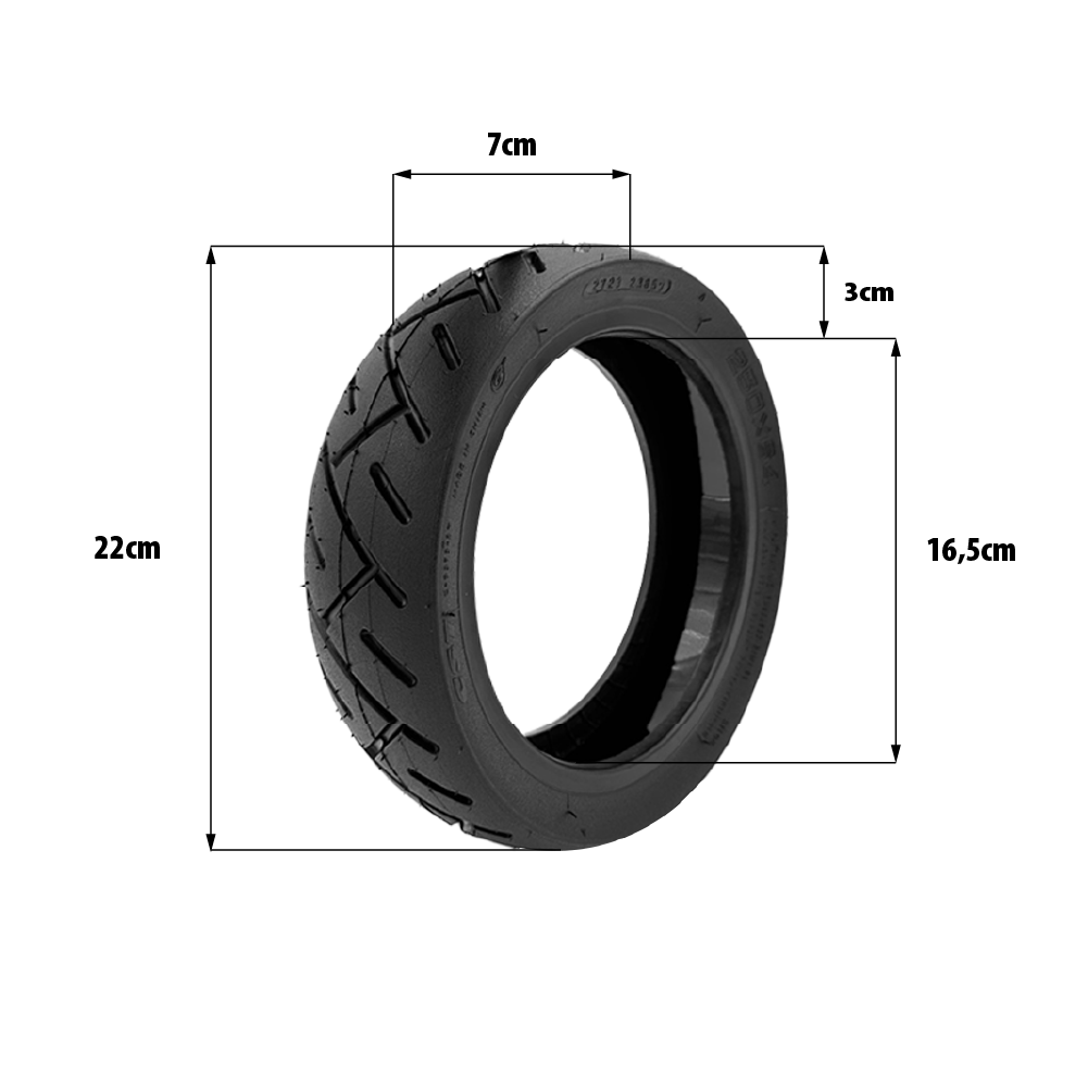 Neumáticos 250×64 Tubeless Gel antipinchazos Xiaomi Mi 4 Ultra Navee S65 CST