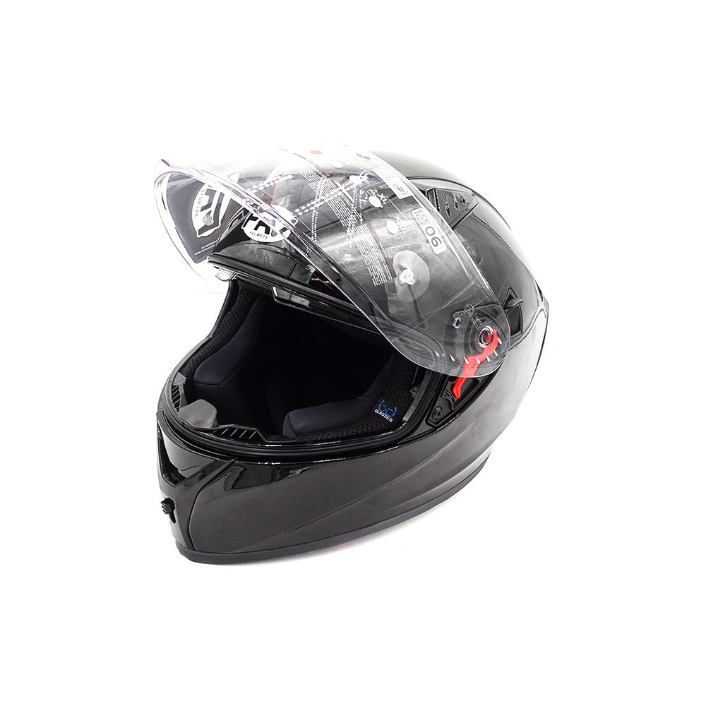 Casco integral negro para patinete eléctrico y bicicleta eléctrica