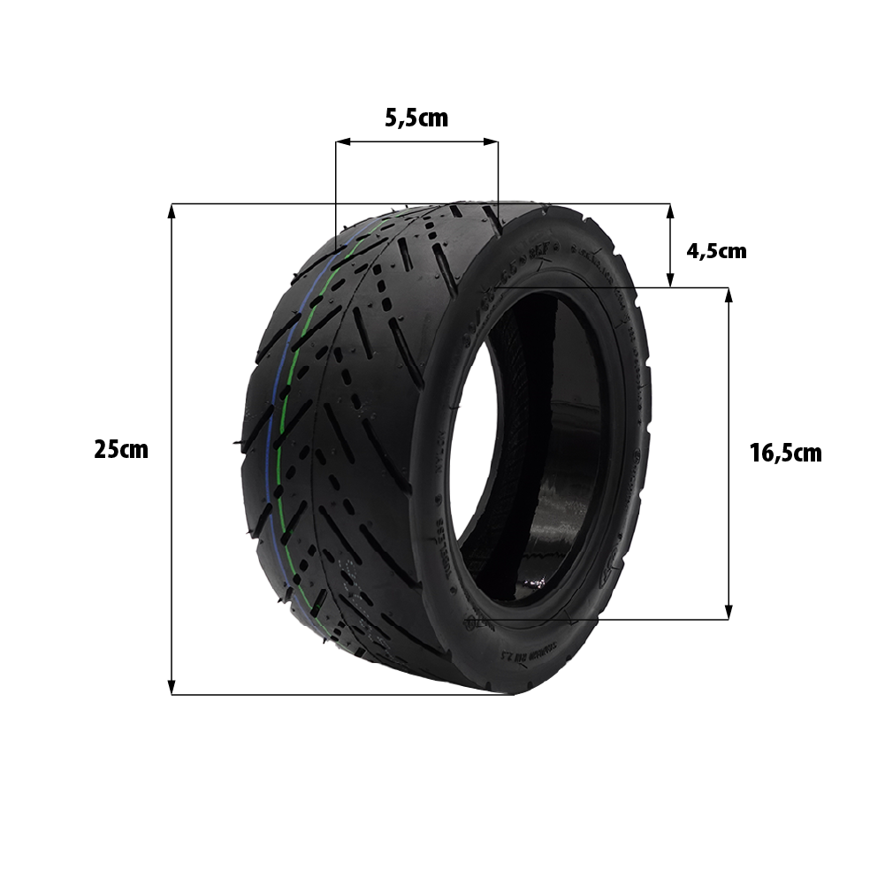 Pneu 90/65-6.5 11 pouces Route Tubeless Gel anti-crevaison CST