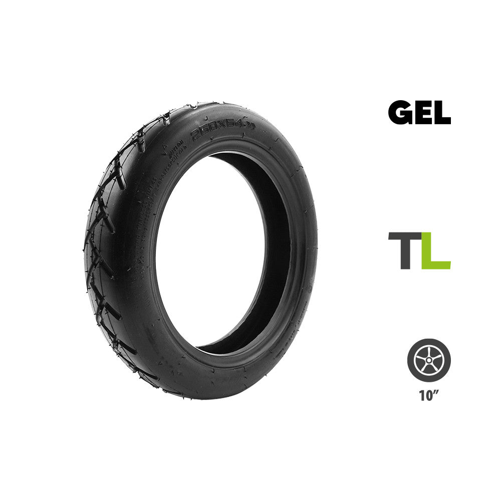 Pneu 250×54 Tubeless Gel anti-crevaison Trottinette électrique