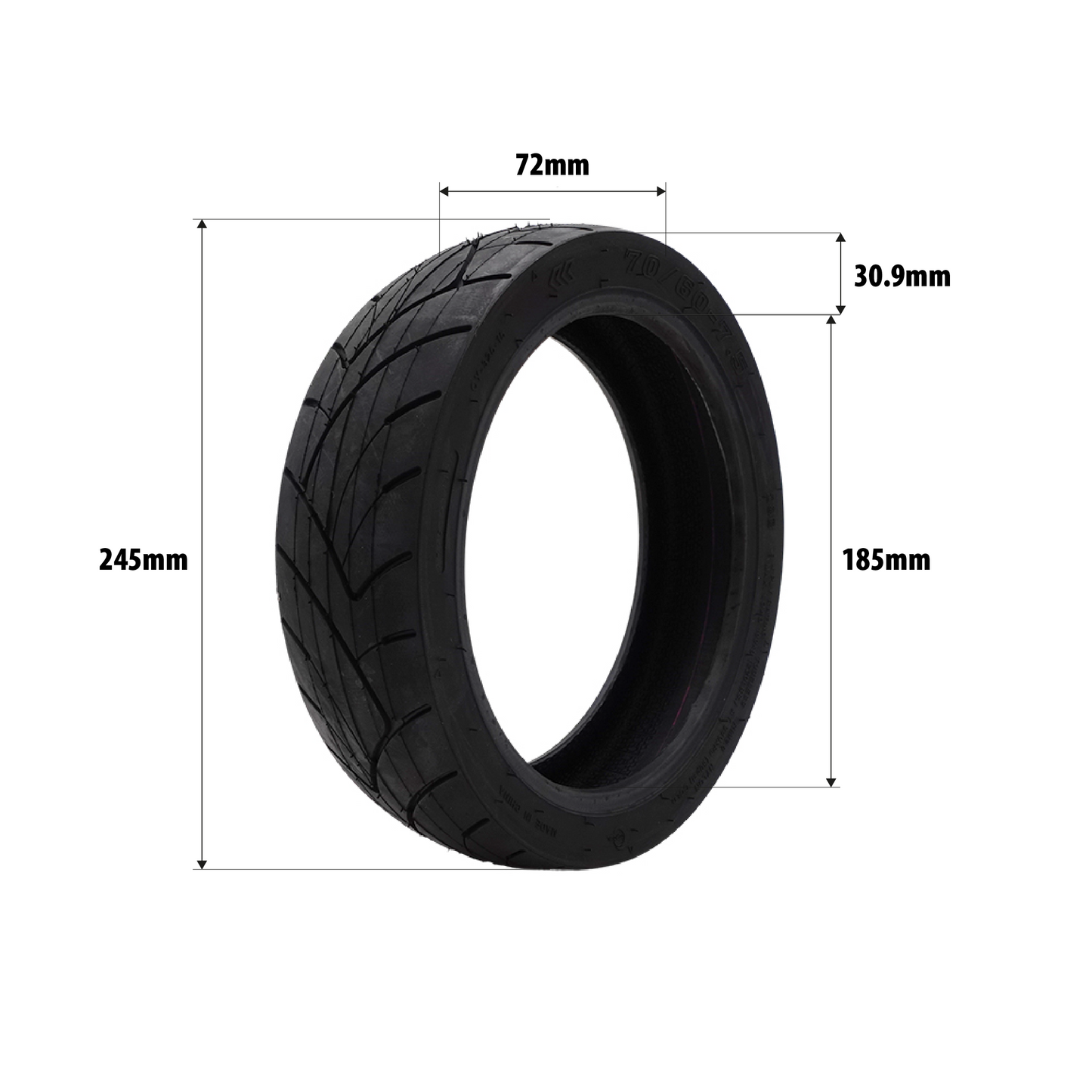 Reifen 70/60-7,5 Tubeless Ninebot Max G3 ZT3 Pro E-Scooter