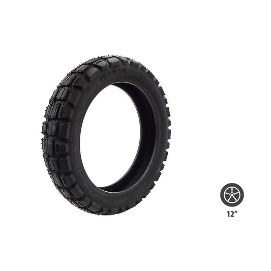 12x2.50 Tubeless Semi-Offroad Reifen 12 Zoll – Ersatzreifen für Xiaomi Electric Scooter 6 / 6 Pro / 6 Max