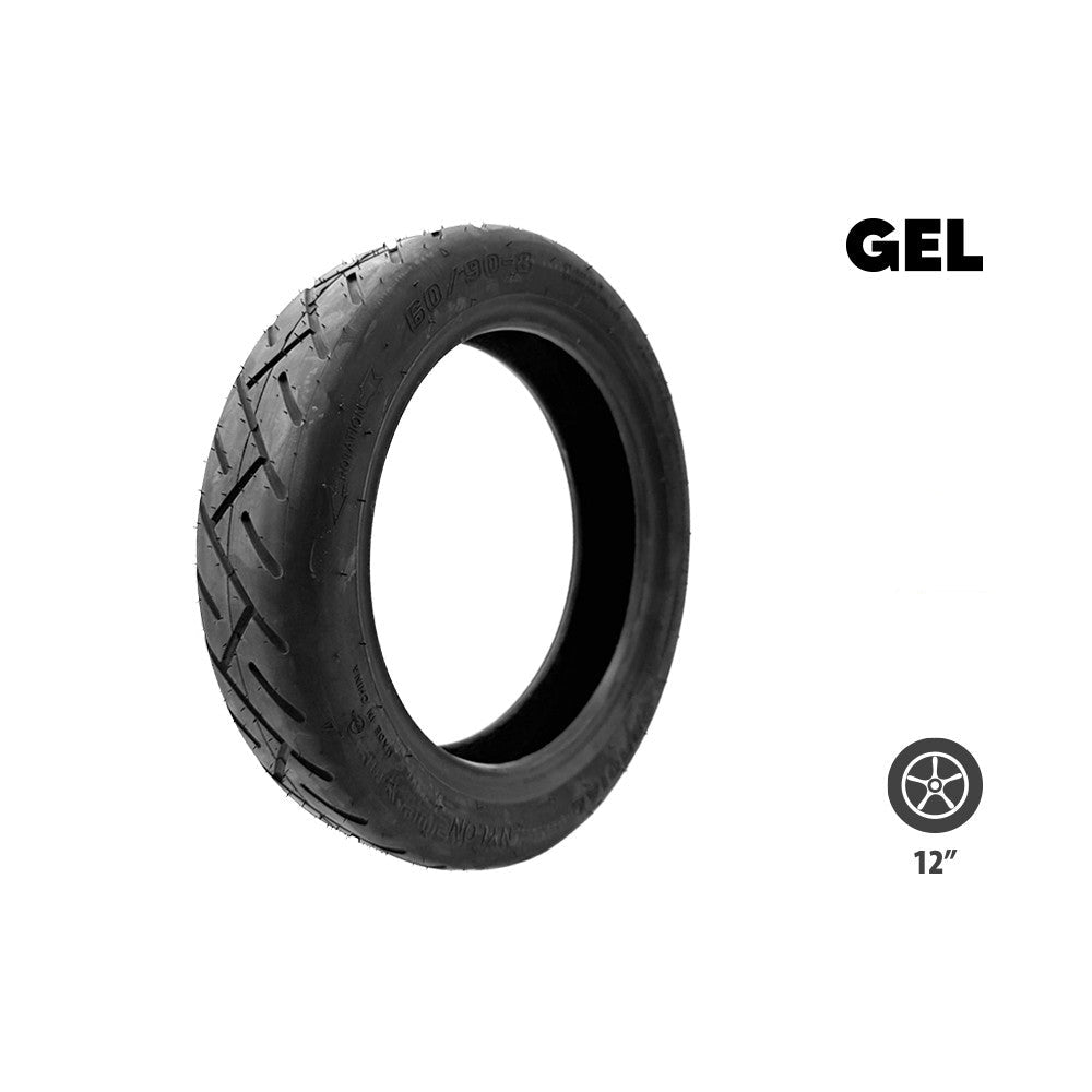 60/90-8 Tubeless Gel-Reifen 12 Zoll – Pannenschutz für Xiaomi Electric Scooter 5 Plus / 6