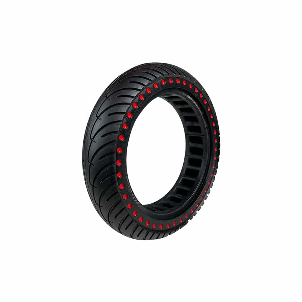 Vollgummireifen 8,5×2 Zoll – Neue Generation (Wabenstruktur, Rot) – Xiaomi M365 / Pro / 1S / Essential / Pro 2