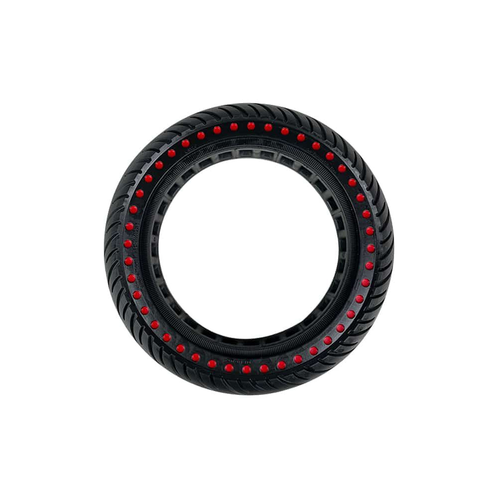 Vollgummireifen 8,5×2 Zoll – Neue Generation (Wabenstruktur, Rot) – Xiaomi M365 / Pro / 1S / Essential / Pro 2