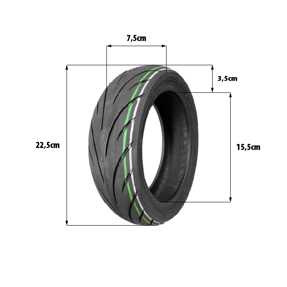 Pneu Tubeless NIU KQi3 / KQi3 Sport / KQi3 Pro / KQi2 9,5×2,5 – CST Original (Tubeless)