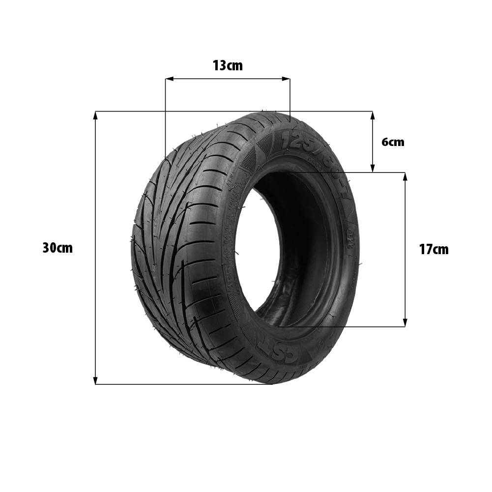 Dualtron X Reifen 125/60-7 – CST Tubeless OEM, 13 Zoll
